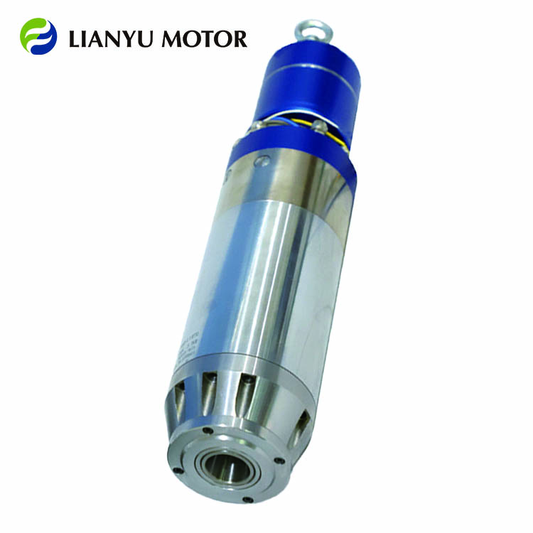 LIANYU MOTOR 雕刻機(jī)電主軸 加工中心切削打磨鉆銑 BT30氣動高速主軸