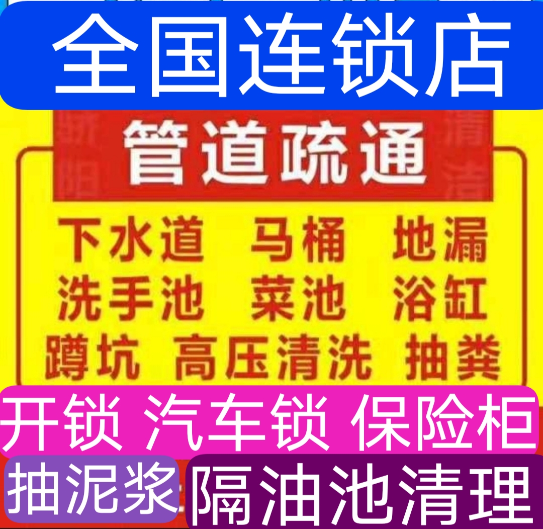 附近開鎖換鎖汽車鎖保險柜師傅電話，附近下水道疏通，抽糞清淤泥