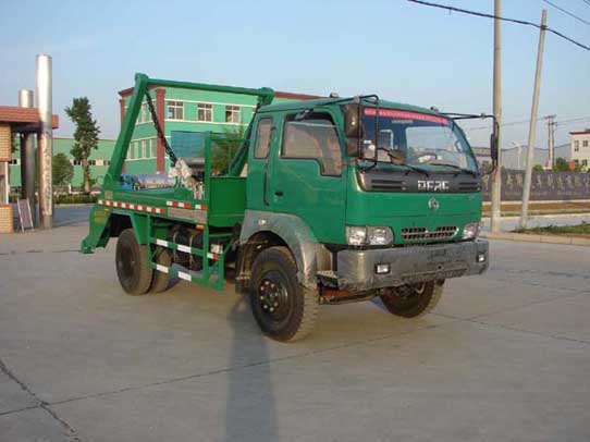 垃圾車 東風(fēng)金霸HLQ5091ZBSE型擺臂式垃圾車 垃圾車價格