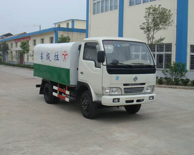 東風(fēng)小霸王好質(zhì)量車廂可卸式垃圾車 東風(fēng)尖頭垃圾車 垃圾車價(jià)格