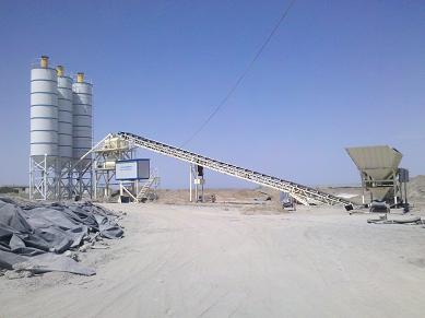 HLS90 concrete mixing plant