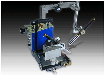 雙槍角焊自動焊接小車