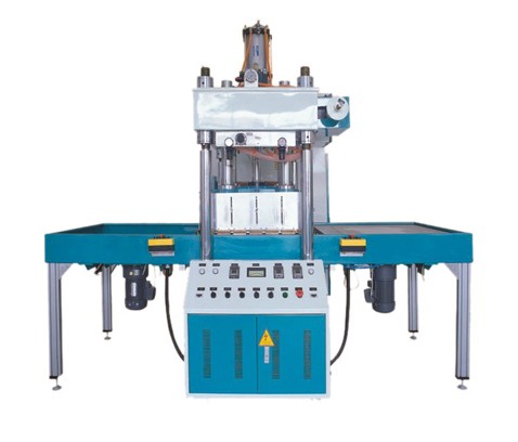8KW自動(dòng)滑臺(tái)同步熔斷機(jī)，鄭州吸塑泡殼封口機(jī)，高周波熔斷模您的首選