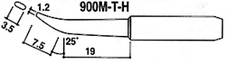 HAKKO白光烙鐵頭900M-T-H烙鐵咀