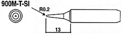 HAKKO白光烙鐵頭900M-T-S1烙鐵咀