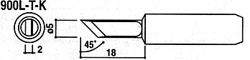 HAKKO白光900L-T-K無(wú)鉛烙鐵頭|烙鐵頭|烙鐵咀