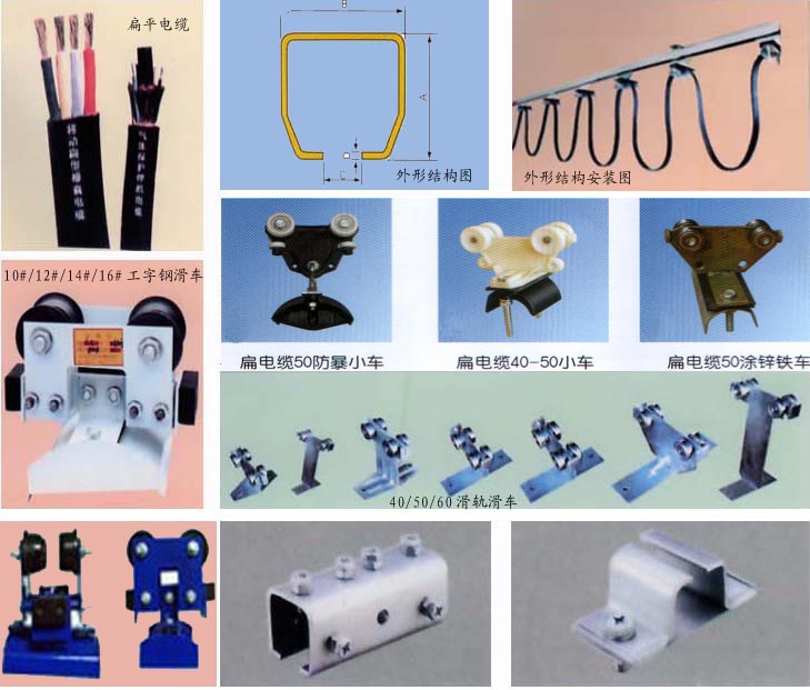 C型鋼 電纜滑車(chē) 及其其他配件