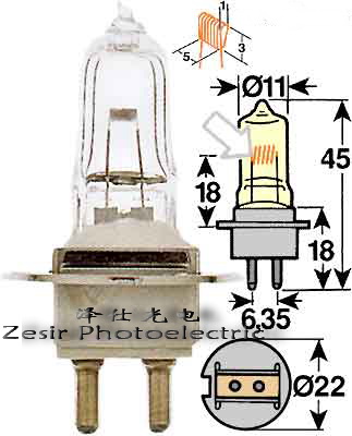 鄭州OSRAM 6V 20W HLX64251 鹵素?zé)襞?PG22