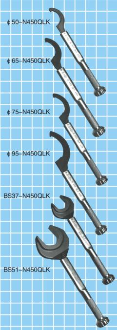 日本中村KANON鉤形頭/開口頭預設扭力型扳手N-QLK型