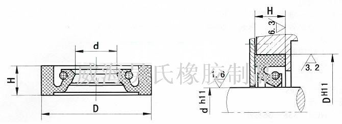 J型無骨架油封  J型無骨架油封廠家