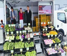 各城市正在啟用 流動售菜車 湖北中昌專用車廠家