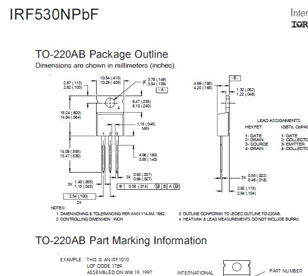 IRF530NPBF