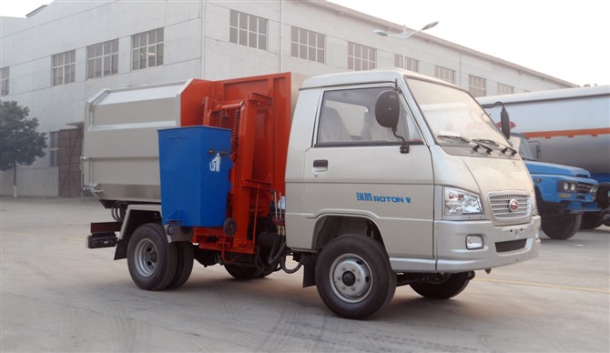 河北—衡水供應(yīng)福田小型垃圾車 掛垃圾車桶車多少錢 垃圾車廠家直銷