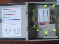 插片式光纖分纖箱，16路光分路器箱，壁掛式光纜分纖箱，F(xiàn)TTH樓道