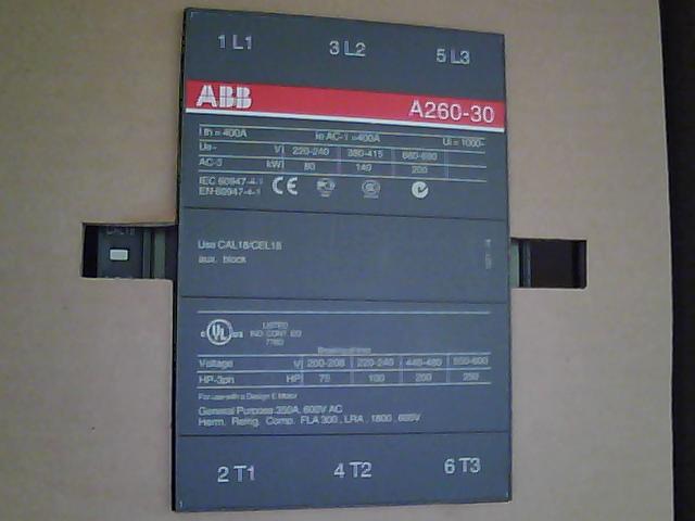 ABB交流接觸器A260-30-11