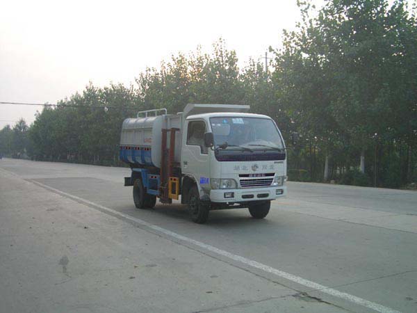 東風掛桶式垃圾車價格--垃圾車廠家