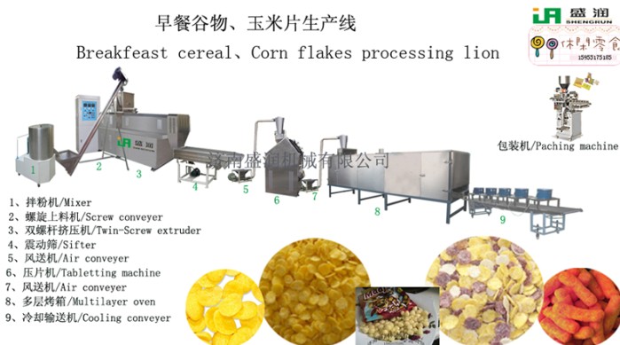 玉米片生產(chǎn)線