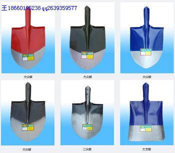 鐵路物資鐵锨、平板鐵锨、尖頭鐵锨、平板鐵鍬、尖鍬