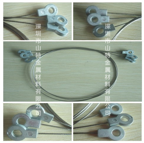鋼絲繩鋁端子 鋼絲繩鋁套端子 鋼絲繩鋁扣端子