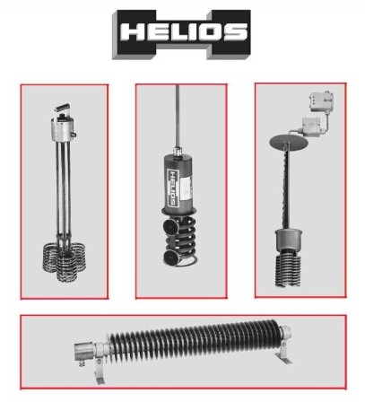 德國海洛斯（Helios）電加熱器、螺紋安裝電加熱器