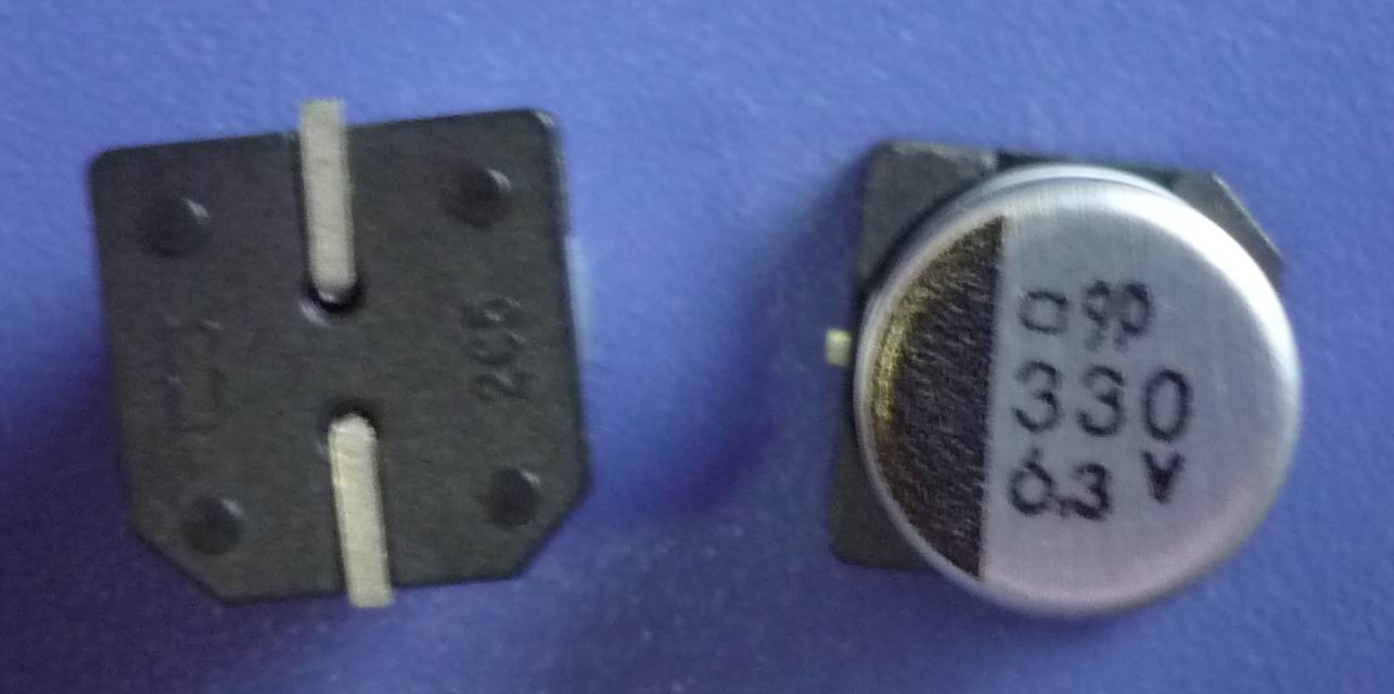 供應貼片電解 6.3V 330UF