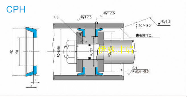 CPH密封件-CPH塞專用密封件-丁腈材料密封件