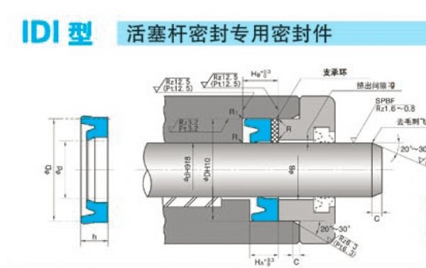 IDI活塞桿專用密封件-標(biāo)準(zhǔn)件-天津伊威井瑞電話