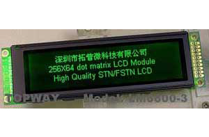 專為1U機箱結構設計256*64點陣LCD液晶屏LM6800