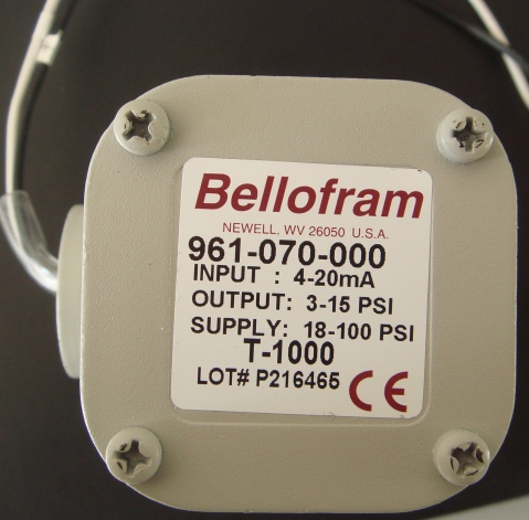 bellofram柏勒夫電氣轉(zhuǎn)換器YT-1000RDn13特價(jià)出售