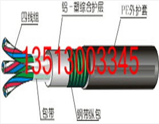 耐寒鎧裝鐵路傳輸信號電纜PTYAH23-12*1.0