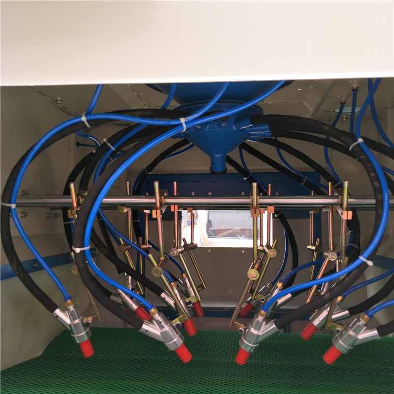 平面輸送式自動噴砂機平面板材異性件噴砂機