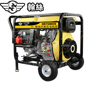 翰絲三相380V汽油發(fā)電機6.5KW足功率