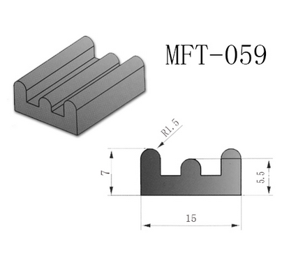 廠家直銷(xiāo)電器密封條MFT-059黑色發(fā)泡EPDM密封條耐高溫耐腐蝕