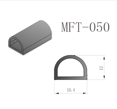 廠家熱銷電器密封條MFT-050黑色發(fā)泡EPDM密封條耐高溫耐腐蝕