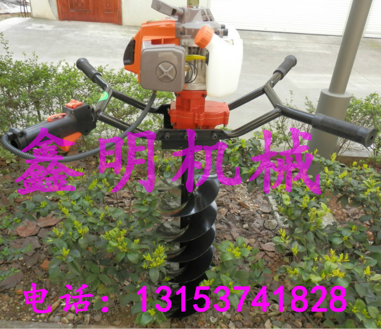 阜平熱銷螺旋式快速挖坑機(jī) 小型果樹挖坑機(jī)省時(shí)省工