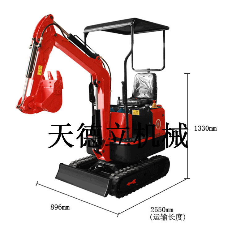 微型迷你挖掘機 1.0t風(fēng)冷柴油微型多功能小型挖掘機震撼上市