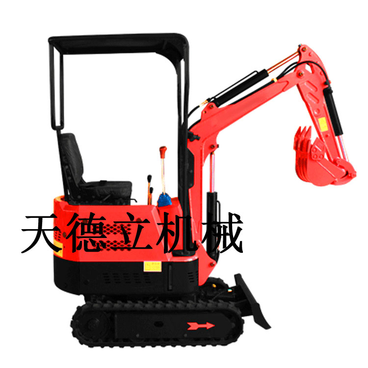 現(xiàn)貨直銷TDLW-10小型挖掘機(jī)農(nóng)用座駕挖土機(jī)履帶式1t小挖機(jī)