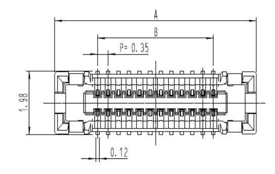 珠海HRS連接器BM23PF0.8-44DP-0.35V(51)