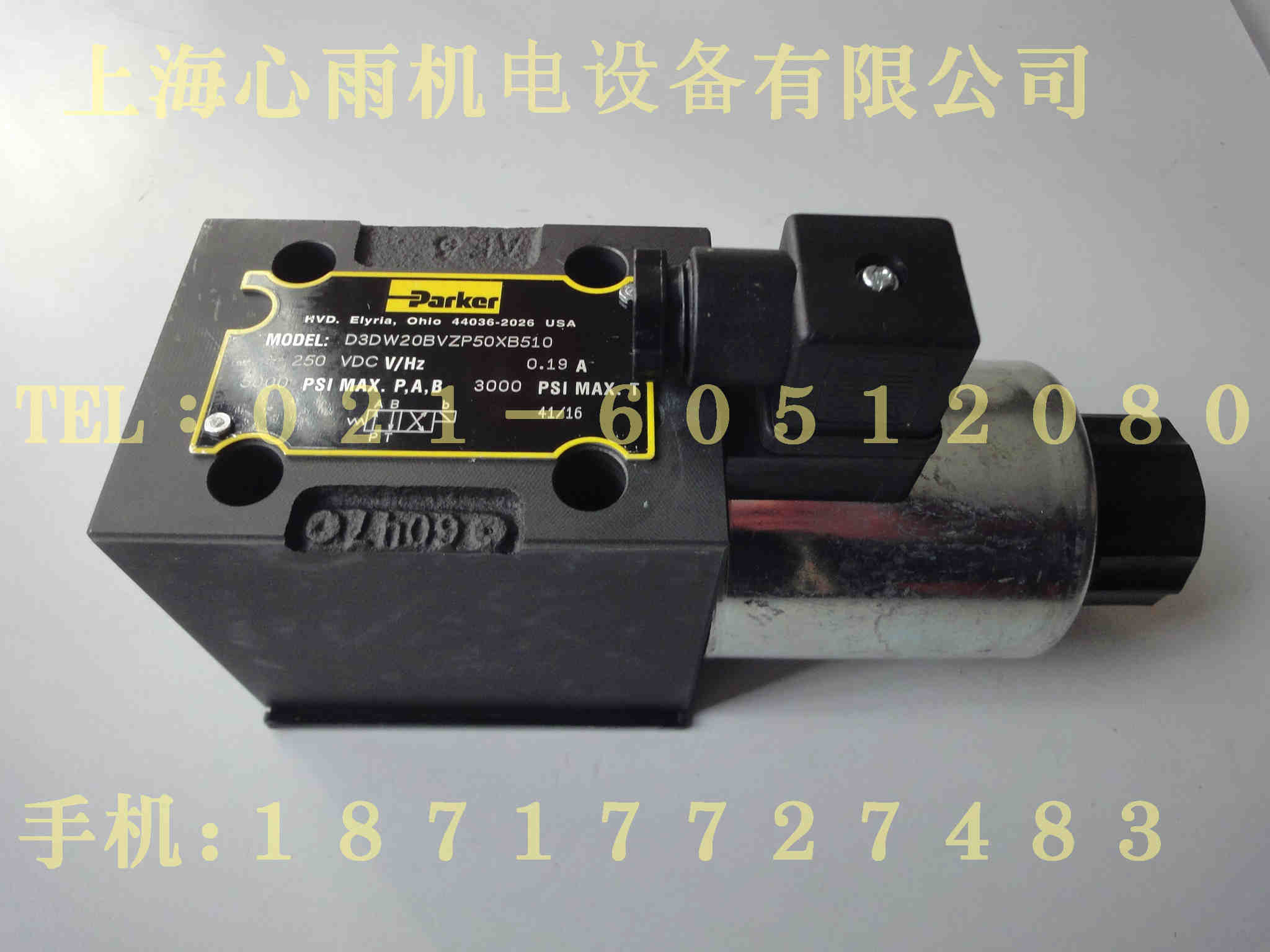 D3W001ENTW派克先導式方向閥正品