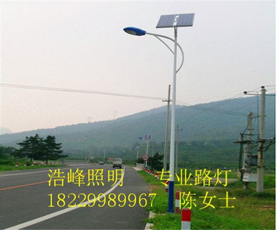 湖北石首市LED太陽能路燈廠家公安縣太陽能路燈鋰電池