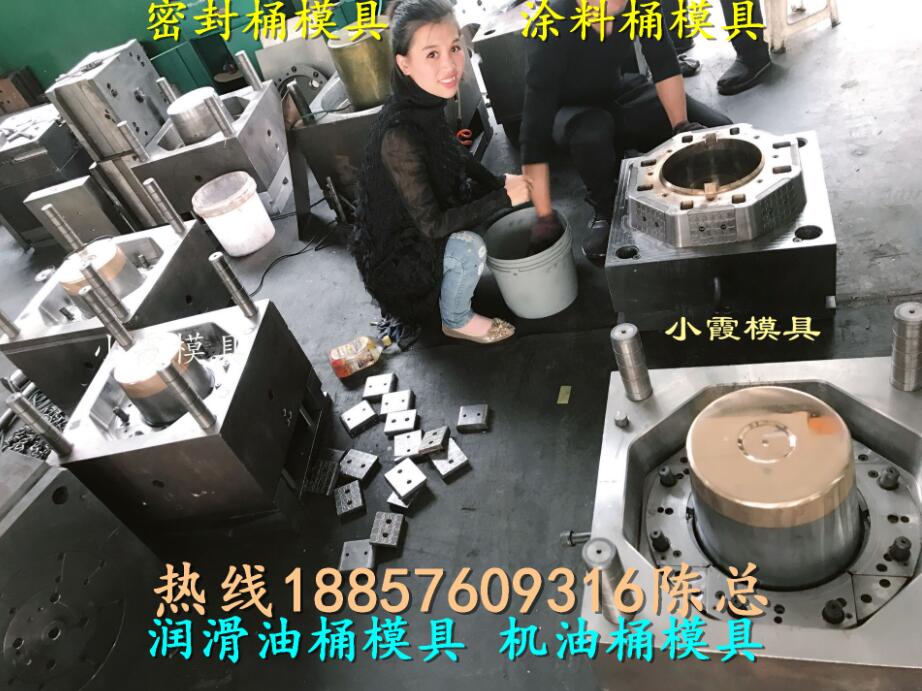 加工塑膠桶模具 涂料桶模具