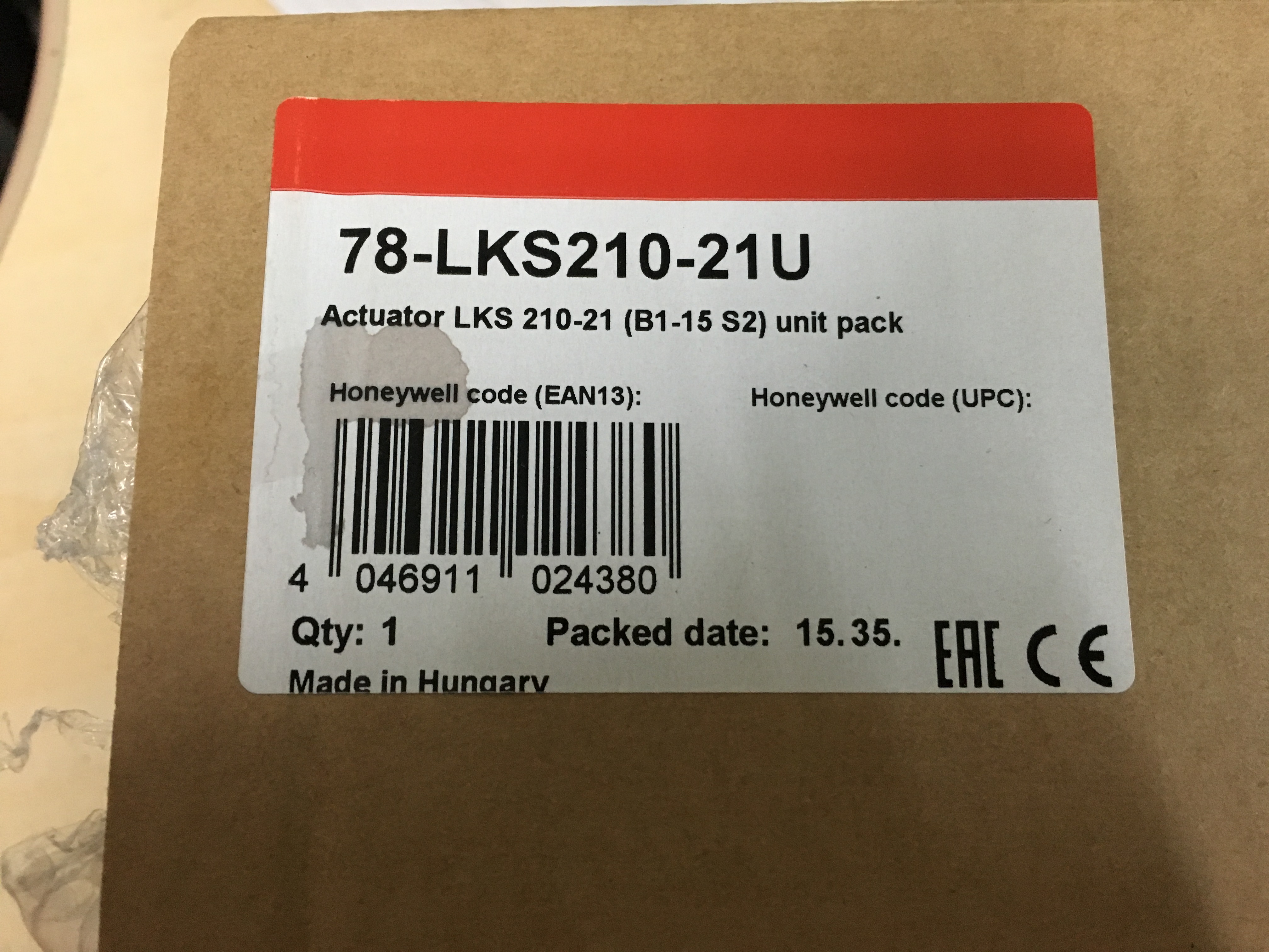 HONEYWELL風門執(zhí)行器LKS210-10       LK210-21