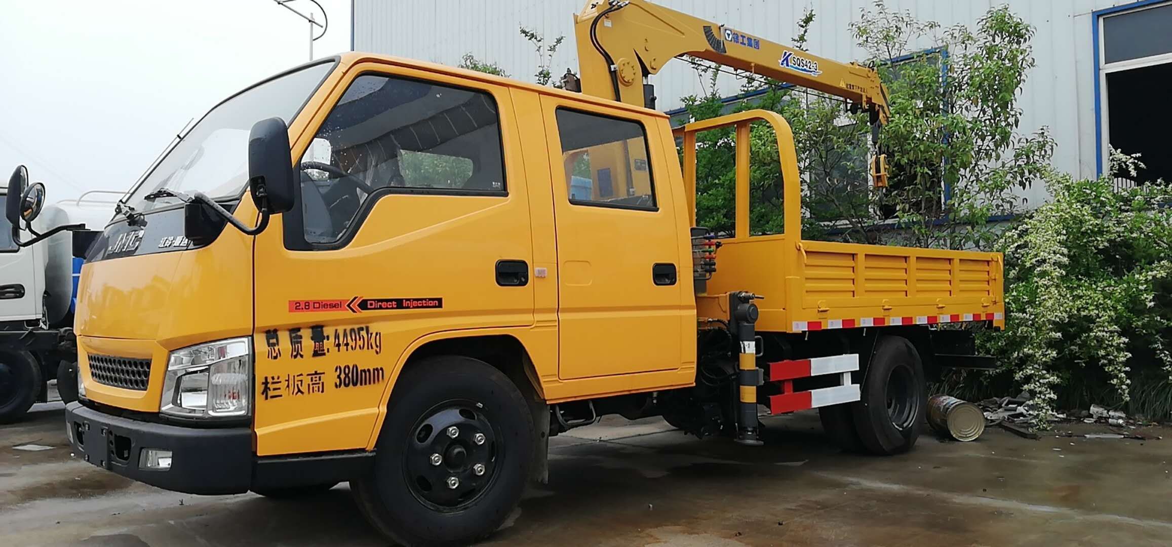 東風天錦隨車吊10噸徐工吊12噸三吊湖北程力平板吊車就是便宜