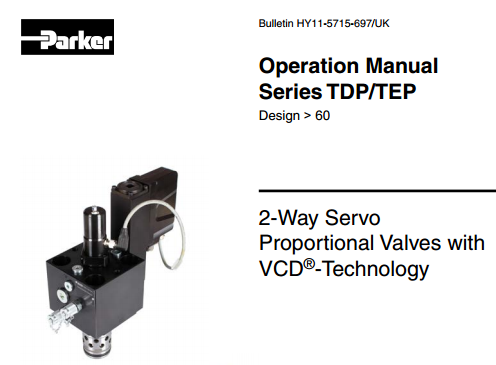 美國(guó)派克比例節(jié)流閥parkerTDP系列高響應(yīng)二通電液比例節(jié)流閥