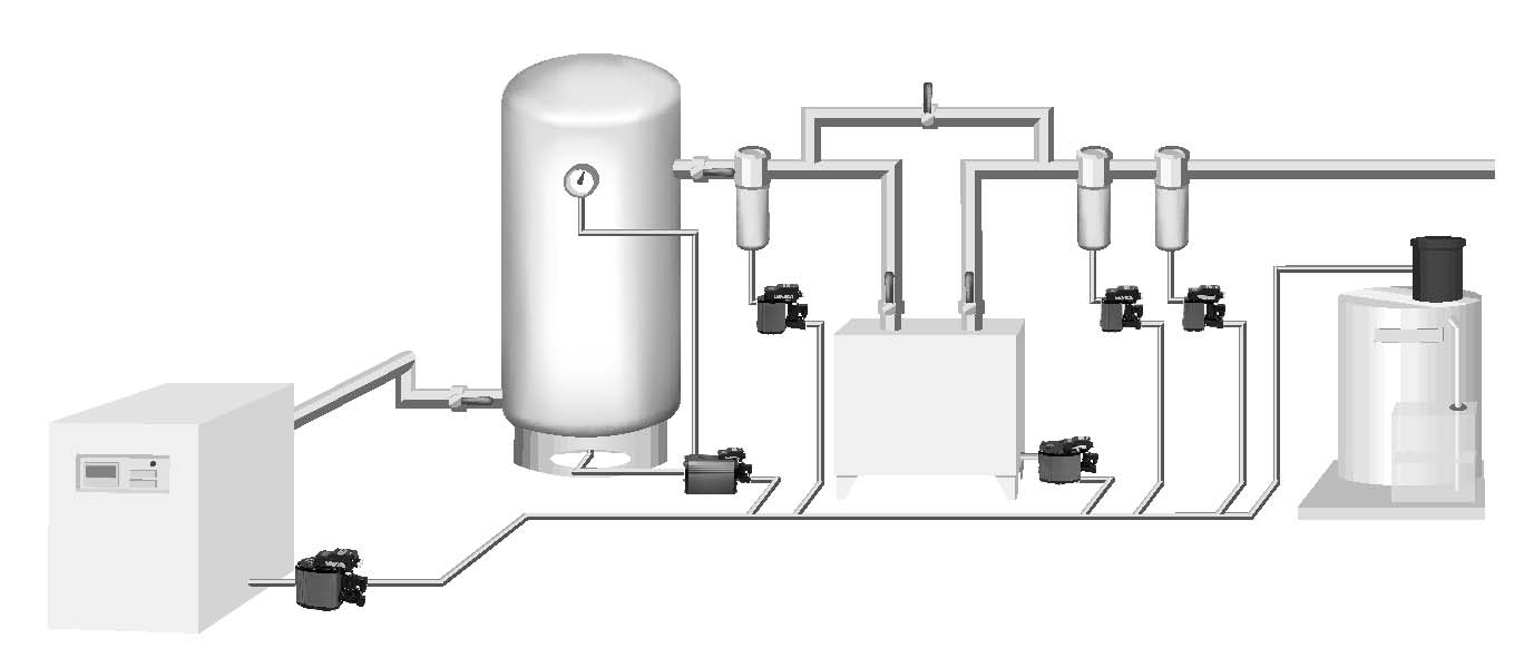 邯鄲空壓機(jī)油水分離器工作原理