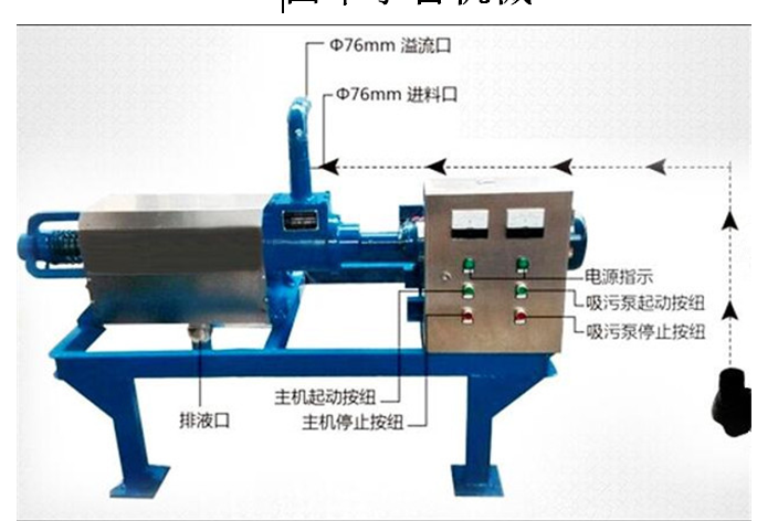 牛糞脫水固液分離機(jī) 畜牧業(yè)糞便固液分離機(jī)設(shè)備