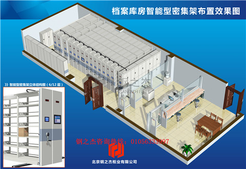 葉縣檔案密集柜價格【文物存放密集架】-就選鋼之杰