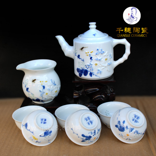 景德鎮(zhèn)高溫手繪茶具套裝