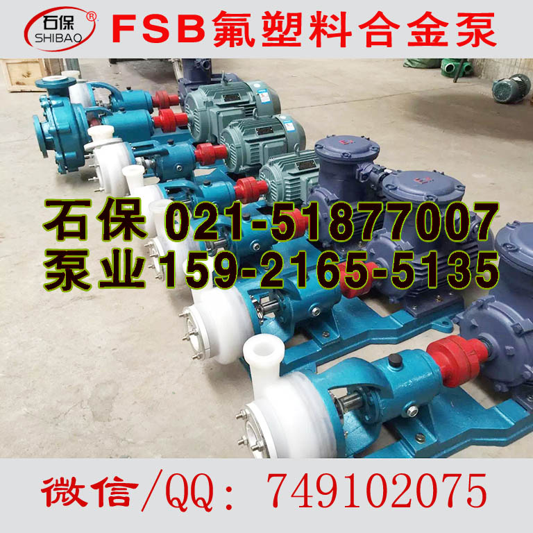 供應(yīng)80FSB-34L耐腐液下泵_fsb型氟塑料離心泵