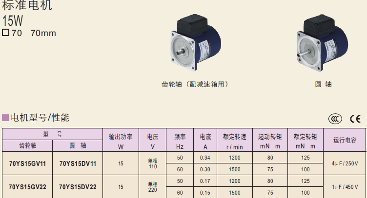 精研電機(jī)  70YS15GV22 70GK30H JSCC 小型馬達(dá)